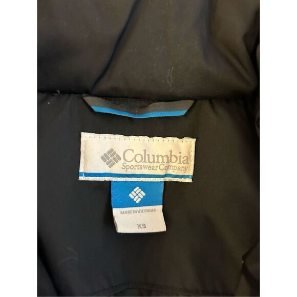 Columbia 100 Nylon puffer jacket xs black nylon no hood #69724 - Picture 6 of 9